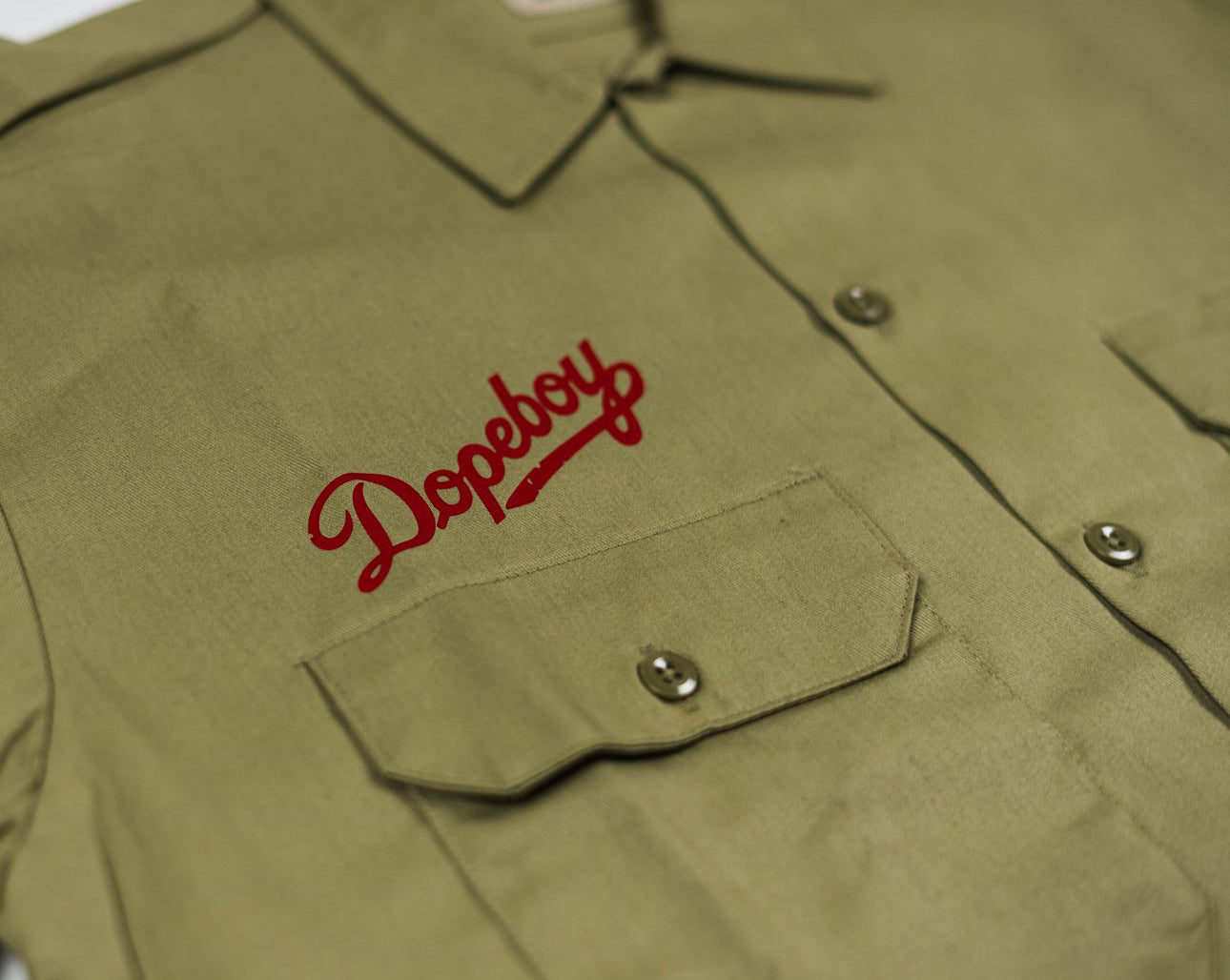 OG Dopeboy dickies button up