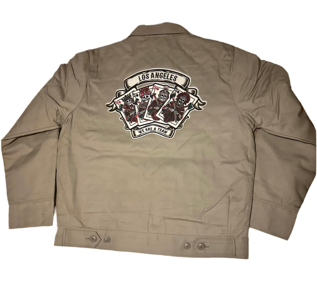 Khaki Dopeboy full deck dickies work jacket